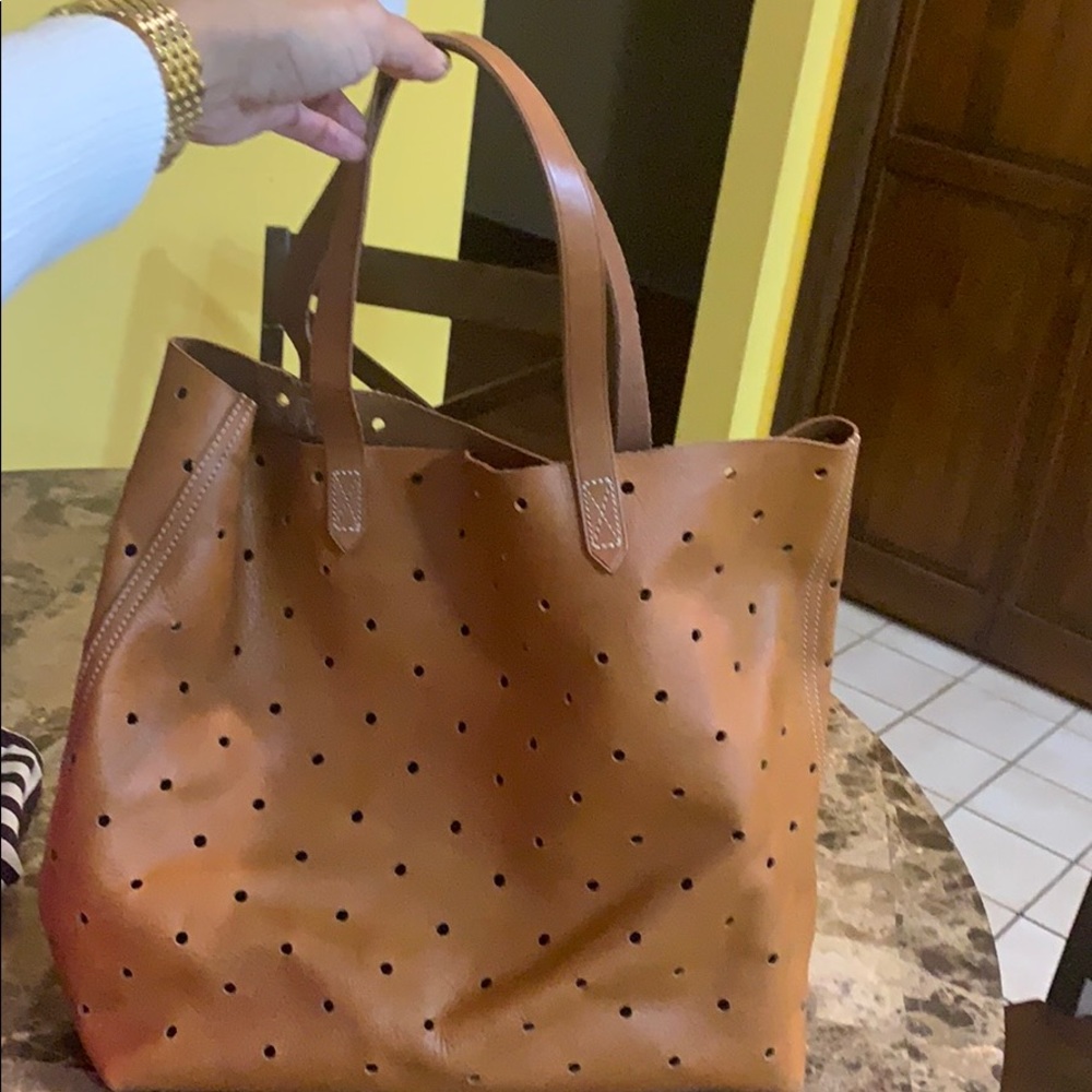 Madewell leatherr tote